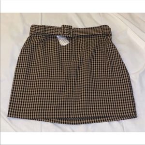 FINAL SALE Plaid Hollister Mini Skirt